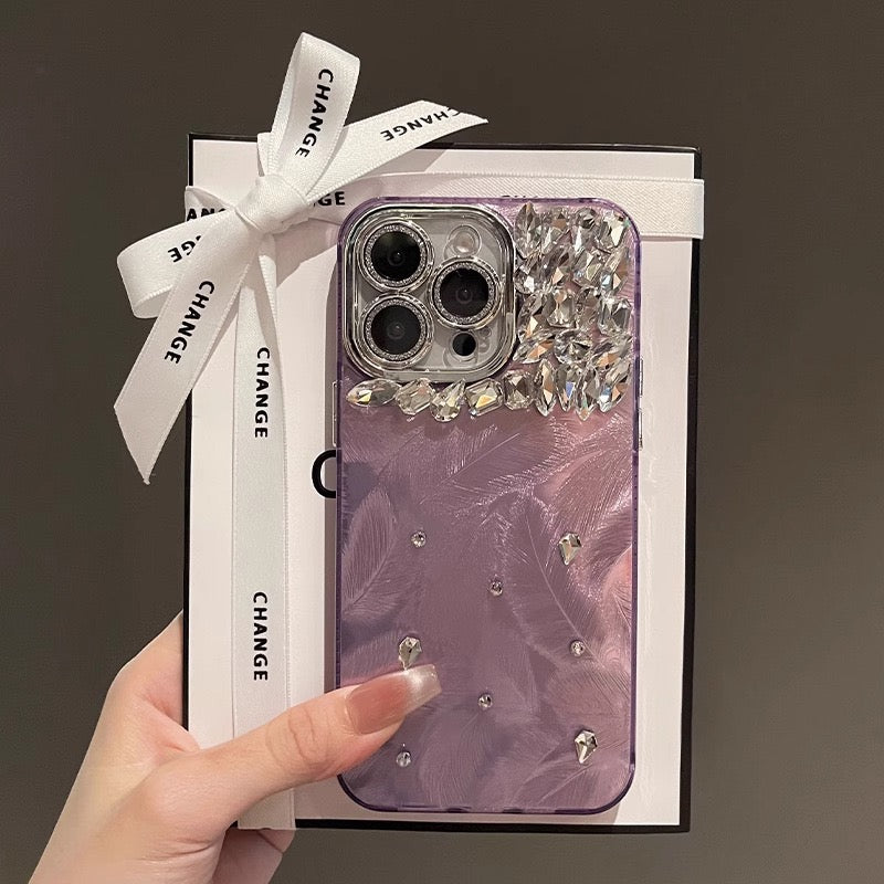 A Diamond Elegant Petals Unique Desgin Case