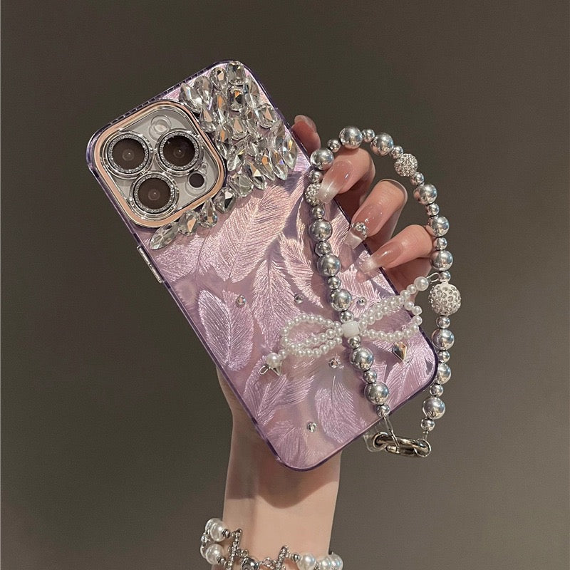 A Diamond Elegant Petals Unique Desgin Case