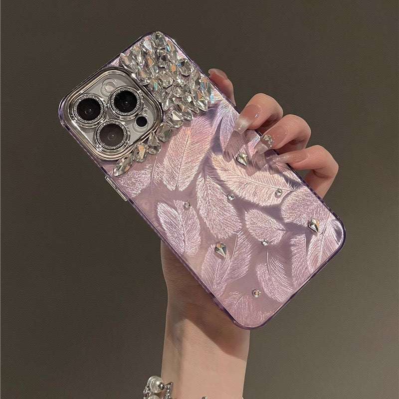 A Diamond Elegant Petals Unique Desgin Case