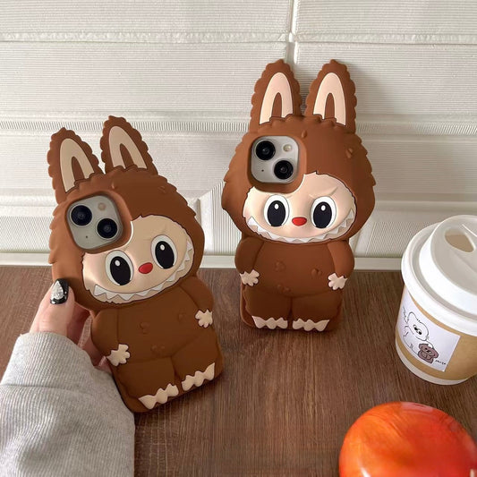 Labubu Silicone Case for iPhone – Full Body Protection & Pop Look