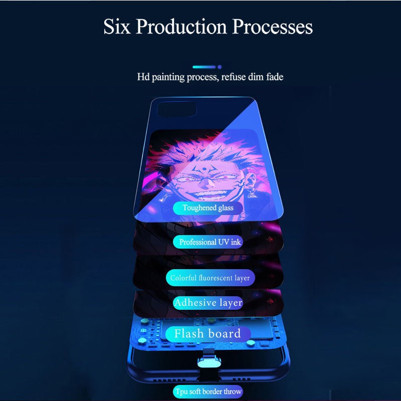 Music Anime LED Light Up,Call & Notification Glow-Jujutsu Kaisen Fans Must-Have! 🔥