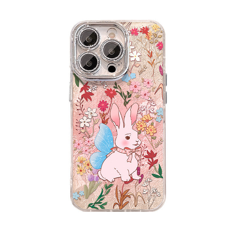 Labubu Ghibli Potrait case