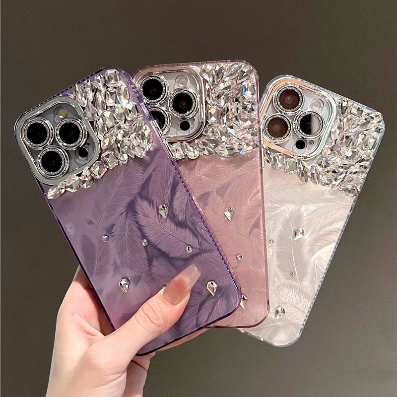 A Diamond Elegant Petals Unique Desgin Case